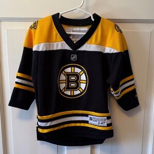 Reebok Black and Yellow Hockey Jersey